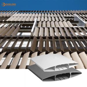 Wholesale 1.2mm Aluminum Sun Shade System Anti - Corrosion Industrial Rhombus Louver For Exterior Wall from china suppliers