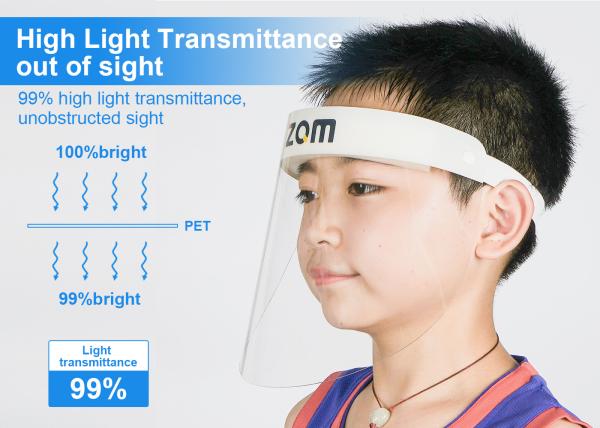 Kids Protective Full Face Shield / Prevent Spittle Spatter Full Face Children