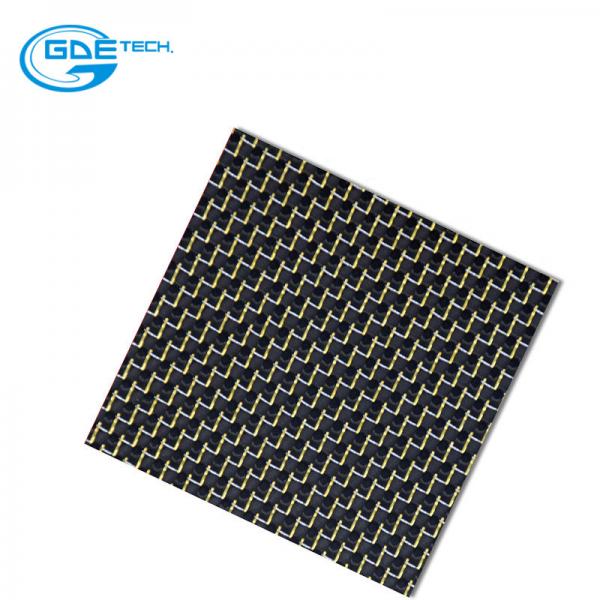 Quality GDE decoration 500X400mmX2mm plain woven carbon fiber plain sheets CFRP can be CNC for sale