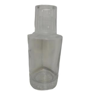 Wholesale 500ml Clear Thick Bottomed Glass Bottle for Wine Customized Creativity Mountain Design from china suppliers