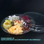 Round Disposable Clear Plastic Fruit Platter Trays Clear Fruit Platter For