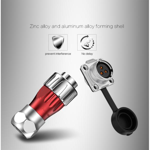 CNLINKO Power Plug Socket Solar Panel Connector 3 Pin for Solar Street Light