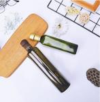 Glass Olive Oil Bottle 250ml 500ml Clear Square Dark with Custom Size Accepted