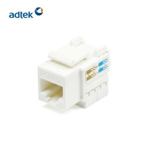 Wholesale Cat5e Punch Down Keystone Jack , Rj45 Network Coupler for Unshielded twisted pair from china suppliers