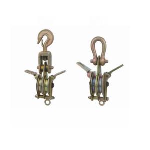 Wholesale Both Side Opening With Dual-Sheave Stringing Block Equipment Aluminum Steel Hoisting Tackle from china suppliers