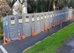 Portable Acoustic BARRIER for constrution fencing panels