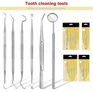 China 6pcs Orthodontic Dental Instruments Teeth Cleaning Oral Care Dental Tools Kit on sale