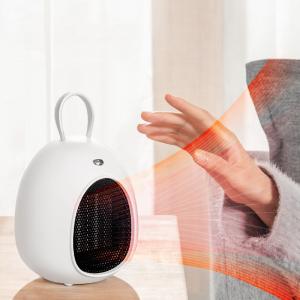 Wholesale FCC LED Energy Efficient Portable Heater 500W PTC Electric Desktop Fan Heater from china suppliers