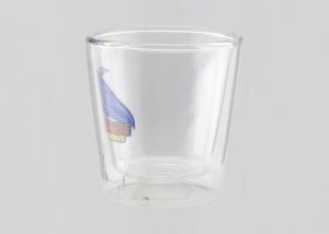 Wholesale Beer Design Clear Double Wall Coffee Cups Borosilicate Glass With Logo Customized from china suppliers