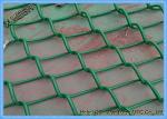 Commercial And Residential PVC Coated Chain Link Fencing 1.5 Inch ISO Listed