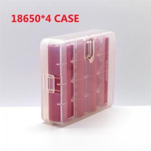 China 18650 plastic battery case for 4pcs 18650 size batteries, 4*18650 battery case, high quality 18650 plastic storage case on sale