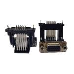 Elevated 15Pin DB 15 Connector Dsub15 Bent Female Head Vinyl Perforated For PCB