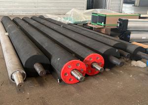 Wholesale Round Disc Rubber Conveyor Rollers Mild Steel Conveyor Belt Tracking Roller from china suppliers