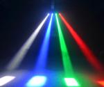 4 Heads RGBW 4-in-1 LED Stage Lighting Moving Head Beam Light For Concert /
