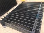Boundary protection welded galvanized steel temporary picket fence tubular