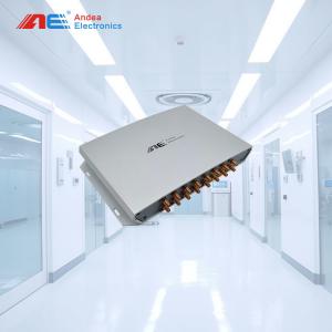 China Fixed UHF RFID Long Range Reader With 16 Ports Antenna Interface For Asset Tracking on sale