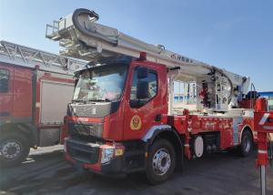Wholesale 5818Kg Chassis Net Weight Aerial Ladder Fire Truck Double Row Cab 60m Spray Range from china suppliers