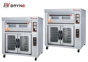 Wholesale Electric Bakery Two Deck Four Tray Deck Oven with Twelve Proofer from china suppliers