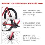 Carbon Fibre SAVA Gravel Bike 160kg Load Capacity With Free Pedals