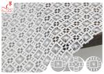 Poland Guipure Embroidered Floral Lace Fabric With Water Soluble Poly Milk Silk