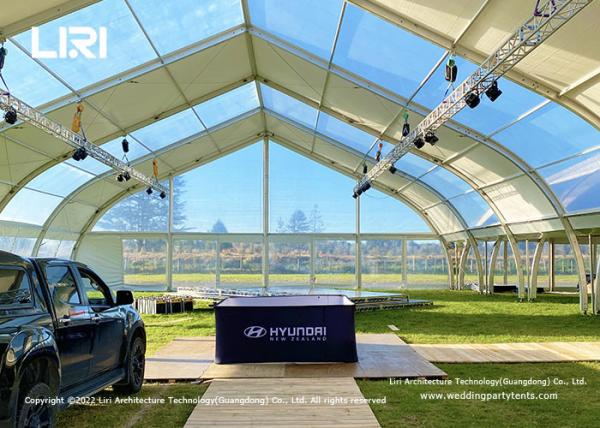 Large Marquee Curve TFS Tent For Trade Exhibition Hall