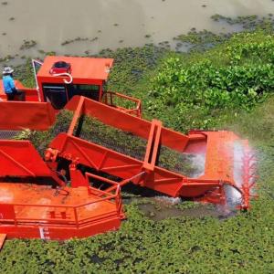 Wholesale Aquatic Weed Cutting And Collecting Boat For River Maintenance from china suppliers