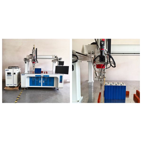 3000W Lithium Ion Battery Pack Laser Welding Machine With Monitor for Prismatic Battery