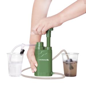 Wholesale 2.1 Pounds Camping Water Filter Pump With Carbon 0.01 Micron Portable Water Purifier Pump from china suppliers