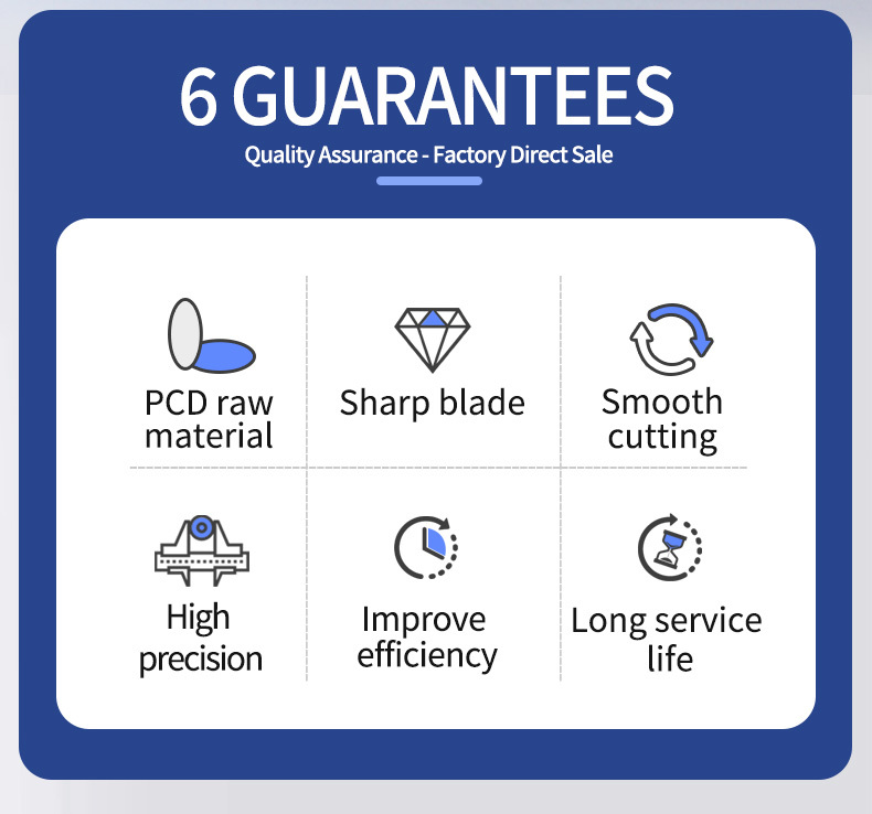 1/4" PCD Router Cutters CNC Stone Engraving Milling Bits For Granite Marble