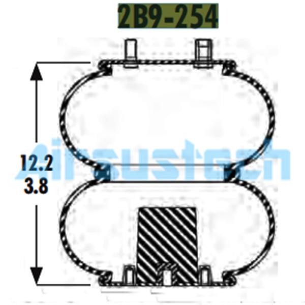 2B9-254 Goodyear Air Spring 578-92-3-206 Cross FD200-25 463 Contitech Air Bag