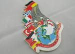 Custom Zinc Alloy Kolsche Frunde Carnival Medal with Soft Enamel, Gold Plating,