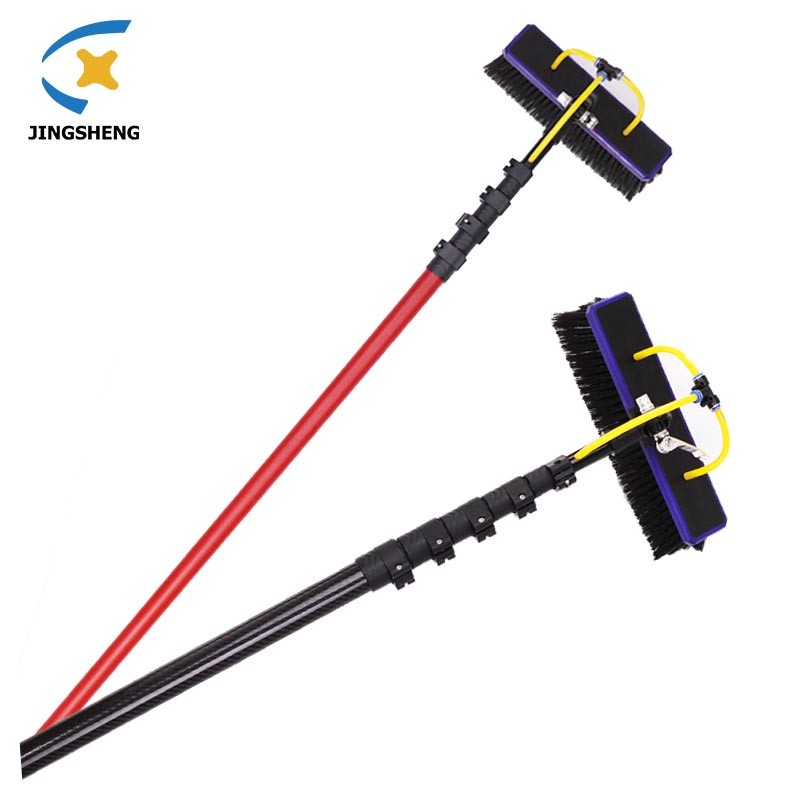 45ft 50ft 60ft Carbon Fibre Window Cleaning Pole Carbon Water Fed Pole For Residential