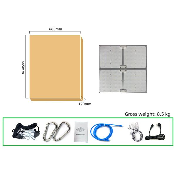 High PPFD Grow Lights 100W 200W 400W 600W Full Spectrum LED Light Panel For Plant Growth