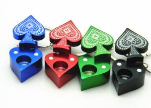 Wholesale Cute Portable Aluminum Smoking Pipe Key Buckle Style 13*38mm Size from china suppliers