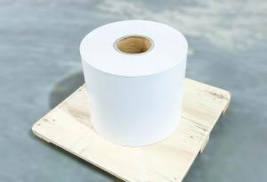 Wholesale Tire Glue Type Adhesive PE Label Material Roll 80u Face Thickness from china suppliers