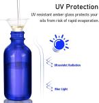 Dropper Bottle 2 Oz, Glass Eye Dropper Bottles For Essential Oils With Labels