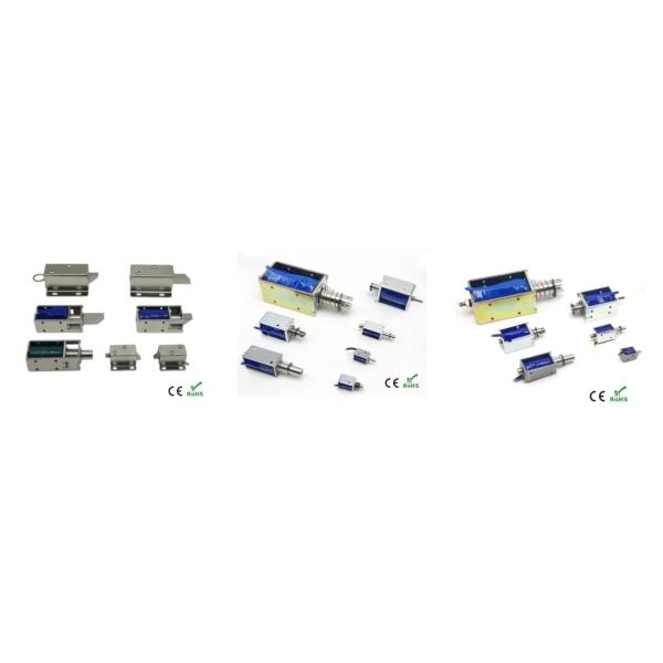 U1054-1g 5V 12V 24V DC Normally Closed Mini Open Frame Push Pull Solenoid Cabinet Lock