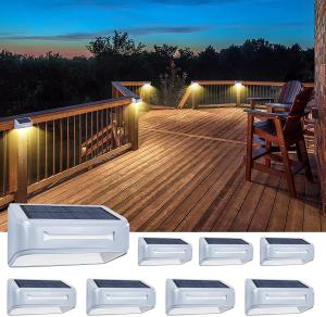 Wholesale Outdoor Decorative Aluminum Step Solar Led Wall Lights For Garden Stair Lamp Outdoor Fence from china suppliers