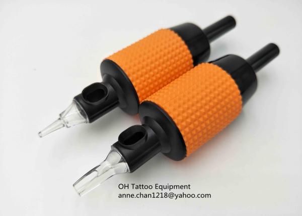 Hummingbird Disposable Tattoo Grips Tips 20pcs / box 25mm Grip Size Round Flat