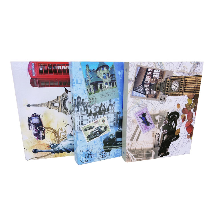 4 Holes BOX FILE Wholesaler Customized A4 Paper File Folder with Colourful Cover