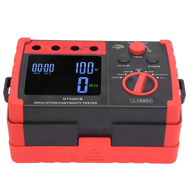 GT5307B Digital Megger Insulation Resistance Tester 10M Internal Resistance Measurement