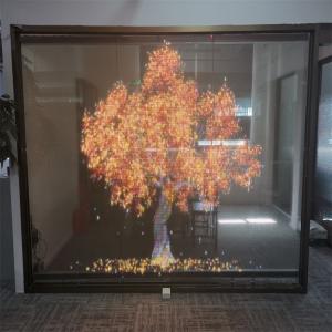 Wholesale Outdoor Advertising Ultra Thin Crystal Screen P20 RGB Flexible Transparent LED Screen from china suppliers