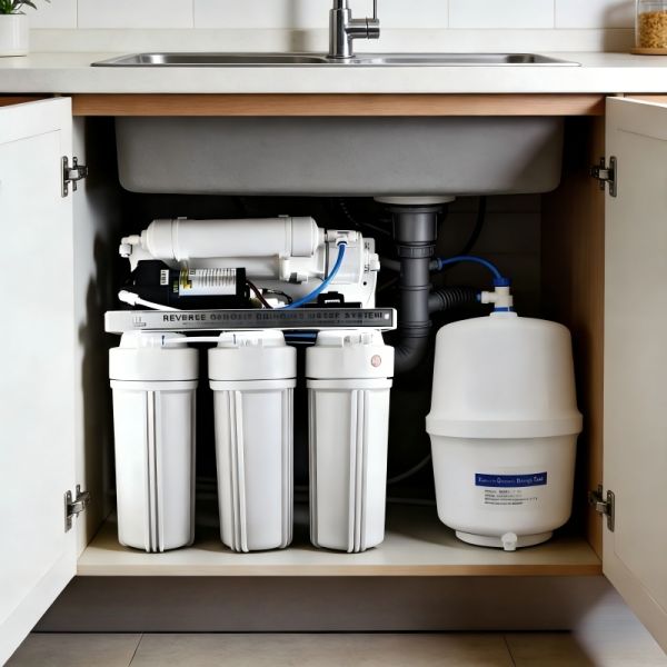 5 Stage RO Water Purifier With 3.0G Pressure Tank 50–400G/Day High Flow