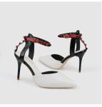 ZM039 289-9 High Heel Ladies Sandals 2020 Summer New Pointed Sexy Rivet Fashion