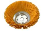 Yellow Bristle Nylon Rilsan Trimming Weed Brush , Road Sweeper Brushes