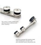 12MM Glass Tray Taky Round Bathroom System Hardware Sliding Glass Door Accessory