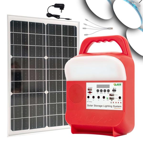 Portable Solar Power Energy Storage System Battery Mobile Outdoor Camping