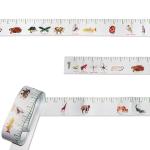 Fancy Durable Soft CMYK Printing Nylon Cloth Fabric Body Measuring Band Material
