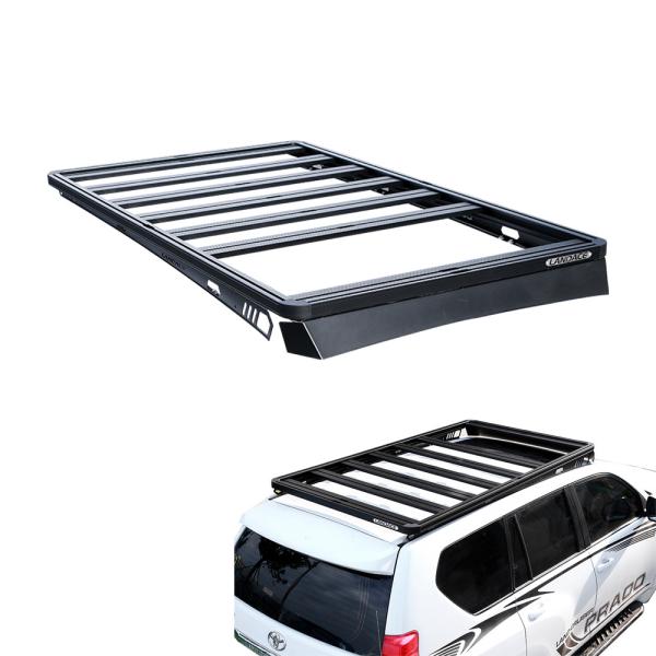 Black High- Aluminum Alloy Car Roof Racks for Toyota LC150 Roof Basket for Off