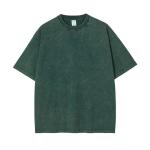 Customized Men's Acid Wash T Shirt in Colorful 100% Cotton for Streetwear and